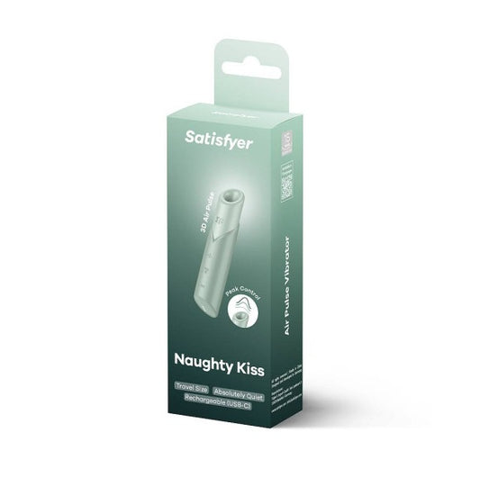 Satisfyer Naughty Kiss - Mini Travel 3D Air Pulse Vibrator