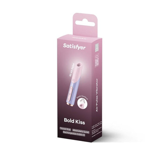 Satisfyer Bold Kiss - Mini Travel 3D Air Pulse Vibrator