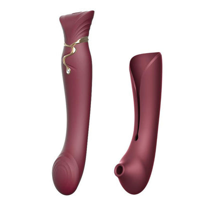 ZALO Queen Set G-Spot PulseWave Vibrator with Suction Sleeve