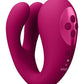 Shots Toys | VIVE Yoko Triple Action Vibrating Dual Prongs & Pulse Wave Pink