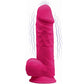 Adrien Lastic Silexd 8.5" Model 1 Realistic Silicone Dildo with Vibration - Pink