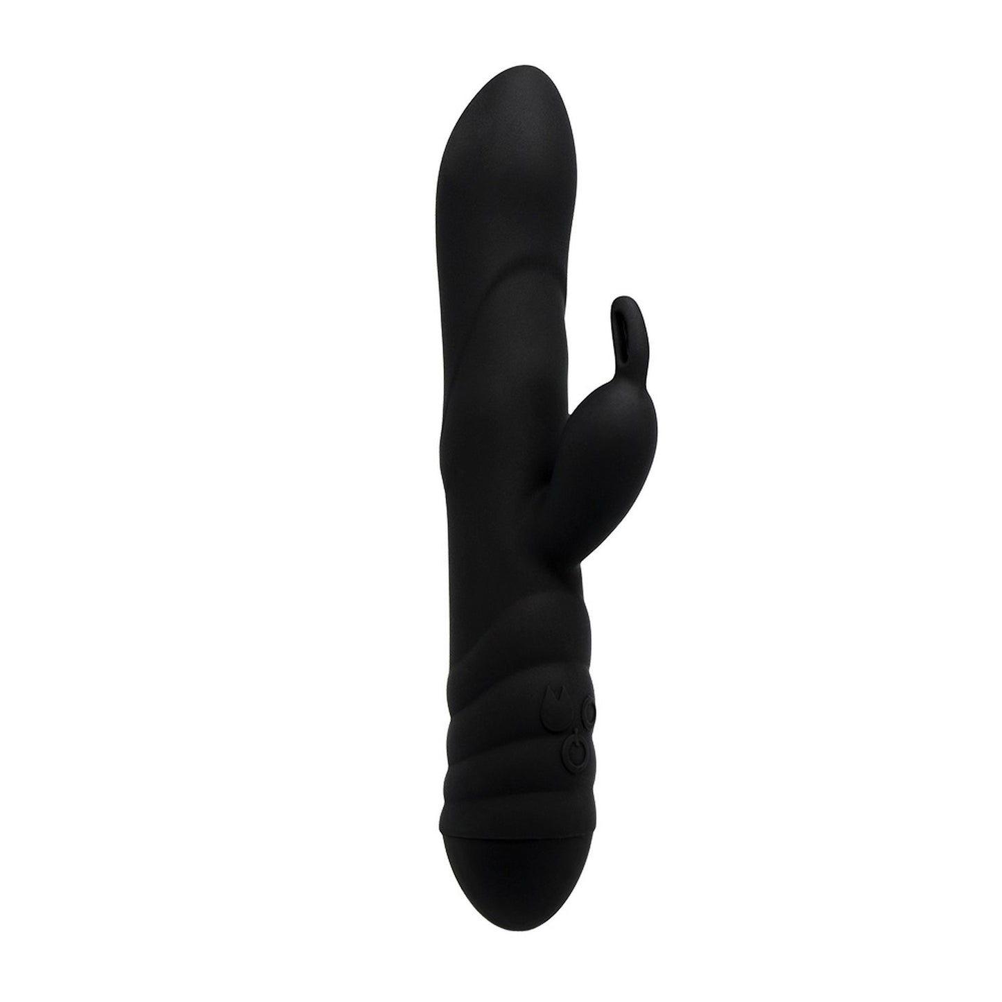 Adrien Lastic Twister Vibrating and Rotating Rabbit Massager Vibrator Black