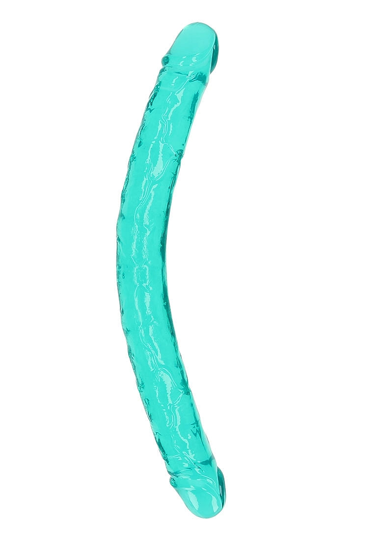 Shots Toys | REALROCK 45cm (18") Double Dong Turquoise