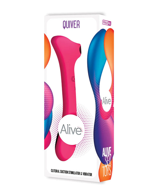 Adrien Lastic Alive Be Clitoral Suction Stimulator & Vibrator Pink