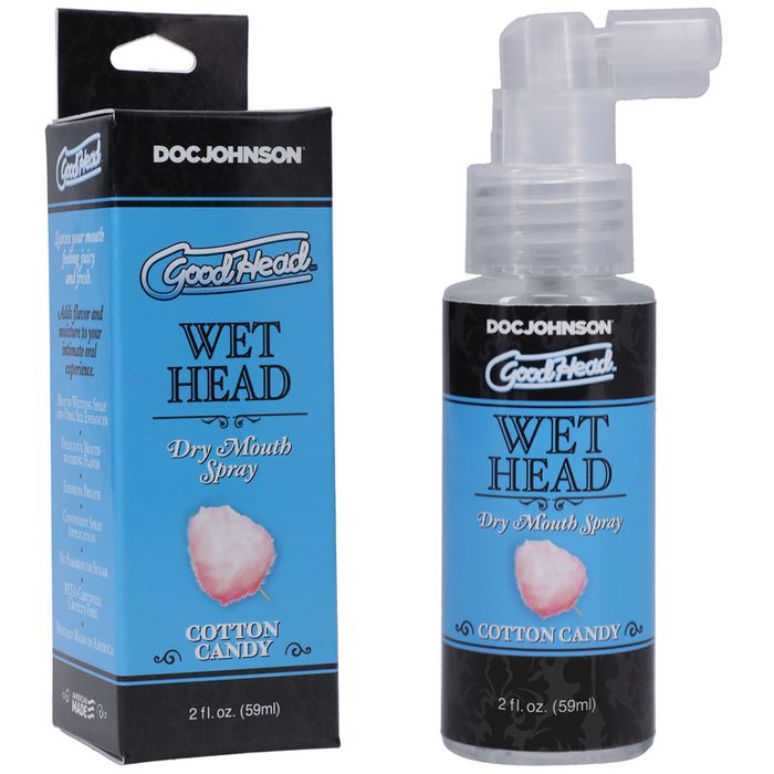 Doc Johnson GoodHead Wet Head Dry Mouth Spray Cotton Candy 59ml