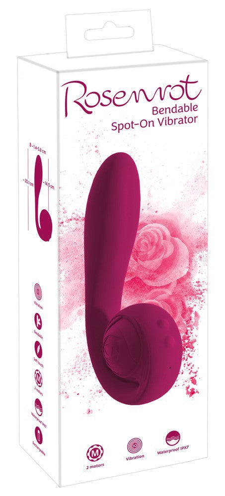 Orion | Rose Bendable Spot-on Vibrator