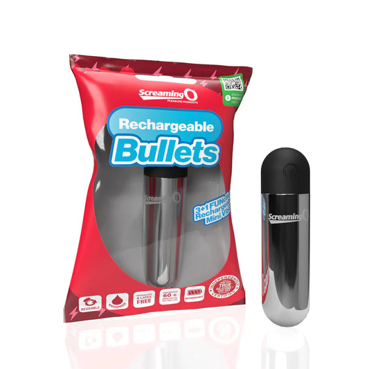 ScreamingO Rechargeable Bullet - Silver