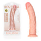 REALROCK Realistic Regular Curved Dildo with Suction Cup - Flesh 23cm (9") Dong