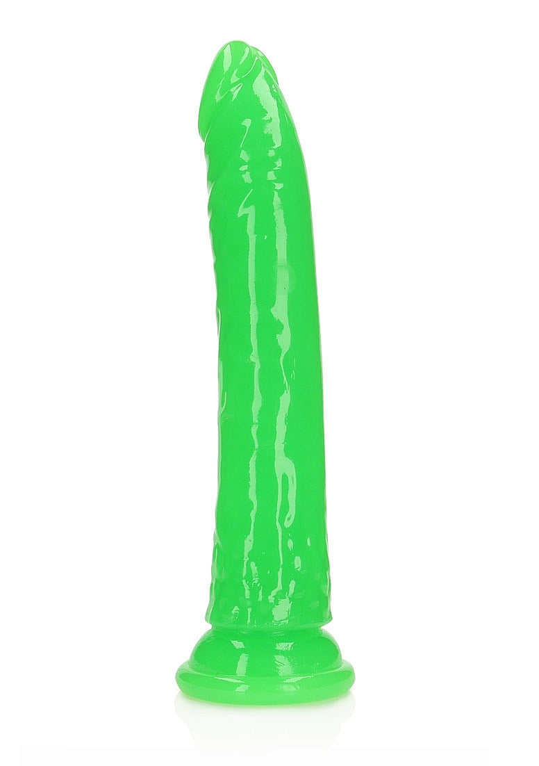 Shots Toys | REALROCK 32cm Slim Glow in the Dark Neon - Green  (11") Dildo Dong