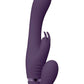 Shots Toys | VIVE Suki Vibrating G-Spot Clitoral Triple Vibrator Strapless Strap On Purple