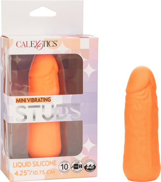 CalExotics Mini Vibrating Studs Vibrator Dildo Dong Orange