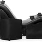 Master Series Kinky Couch Sex Chaise Lounge with Love Pillows - Black