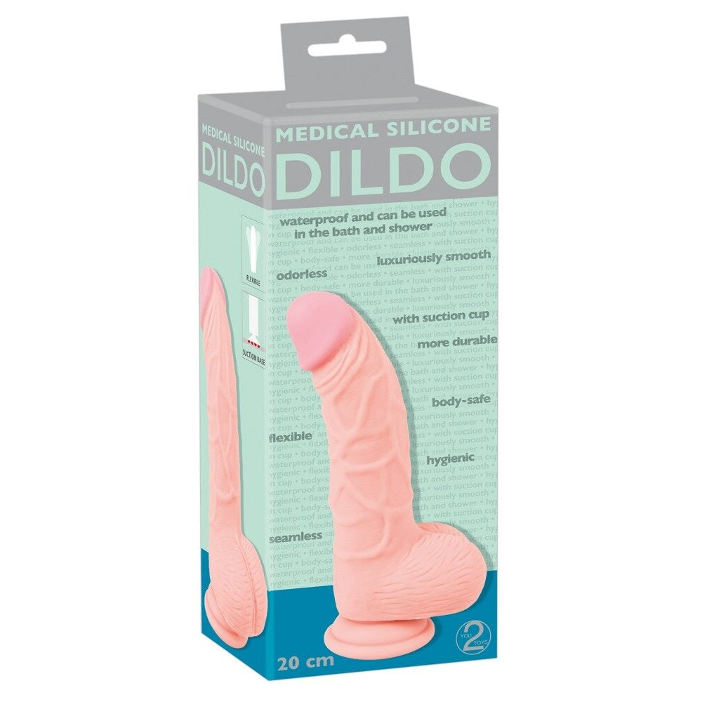 Orion | You2Toys Medical Silicone 8" Curved Dildo