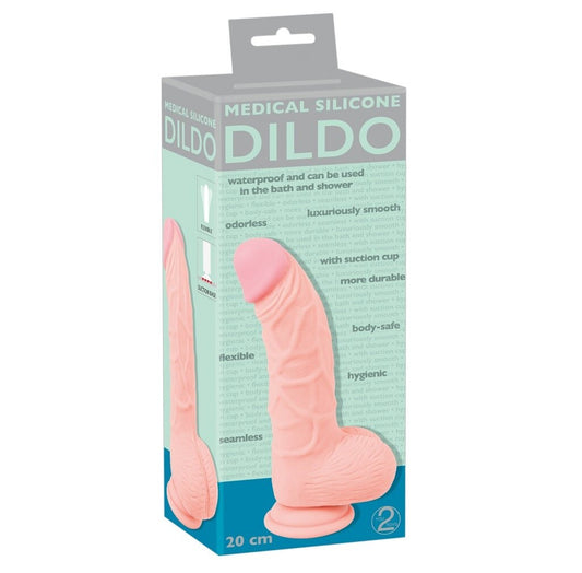 Orion | You2Toys Medical Silicone 8" Curved Dildo