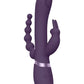 Shots Toys | VIVE Rini Pulse Wave Double Penetration Rabbit Vibrator Purple