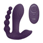 Shots Toys | VIVE Kata Pulse Wave G-Spot Clitoral Anal Triple Vibrator Purple w Remote