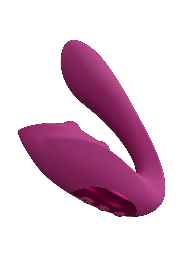 Shots Toys | VIVE Yuki Dual Motor G-Spot Vibrator with Massaging Beads Pink