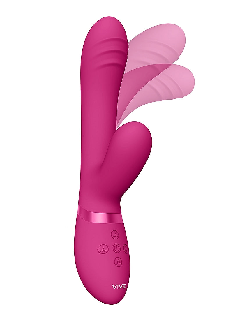 Shots Toys | VIVE Tani Bendable Pulse Wave Rabbit Vibrator Pink