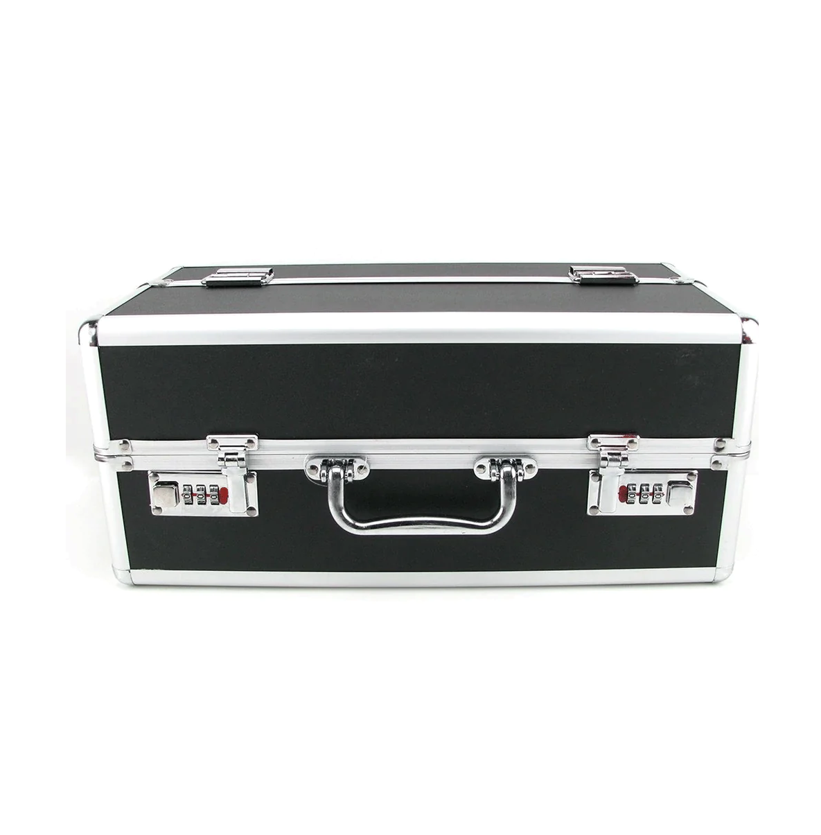 The Toy Chest Vibrator Sex Toy Case Storage - Large Black 15"x 8"x 7"