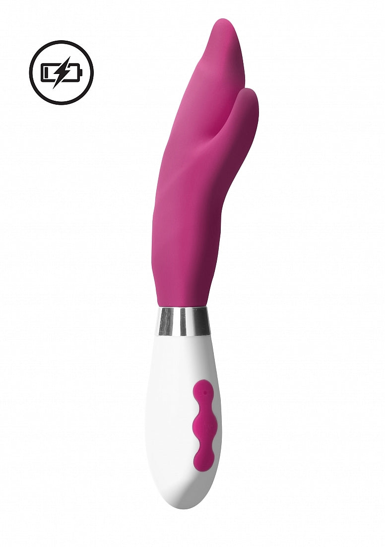 Shots Toys | Luna Athos Rechargeable 10 Speed Rabbit Vibe Vibrator Pink