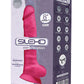 Adrien Lastic Silexd 8" Model 1 Realistic Silicone Dildo with Vibration - Pink