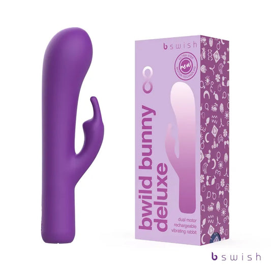 B Swish Bswish Bwild Bunny Infinite Deluxe Rabbit Vibrator Purple