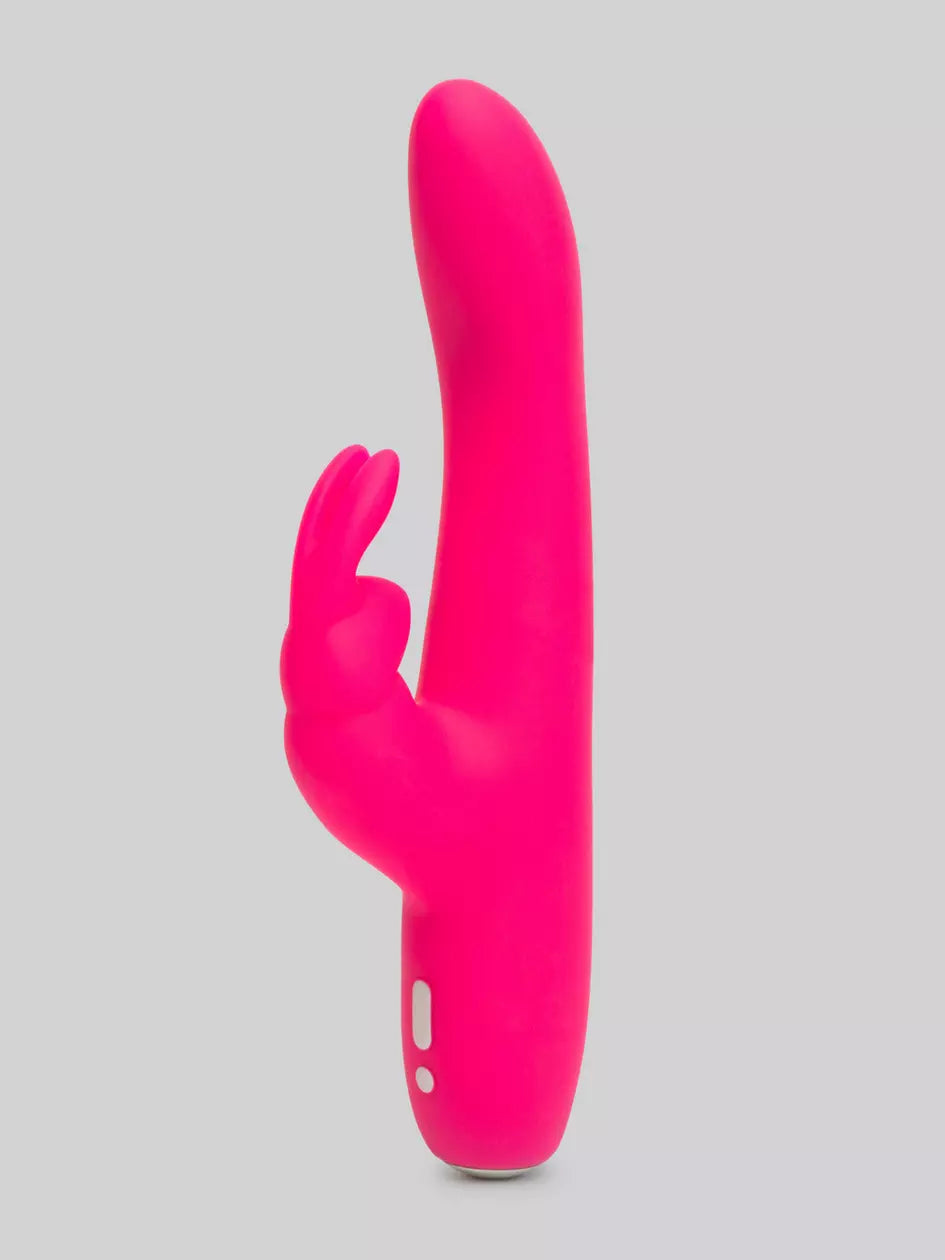 Love Honey Happy Rabbit Slimline Curve Rechargeable Rabbit Vibrator Pink