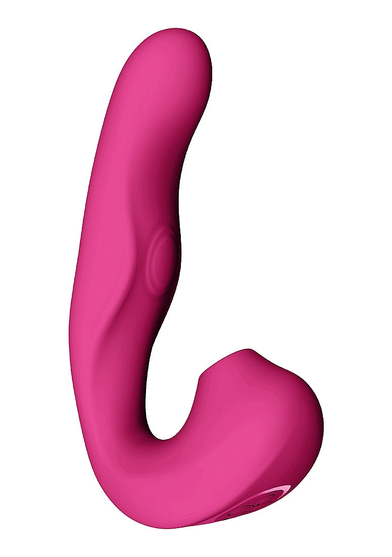 Shots Toys | VIVE Zaki Air Wave Pulse Wave & G-Spot Vibrator Pink