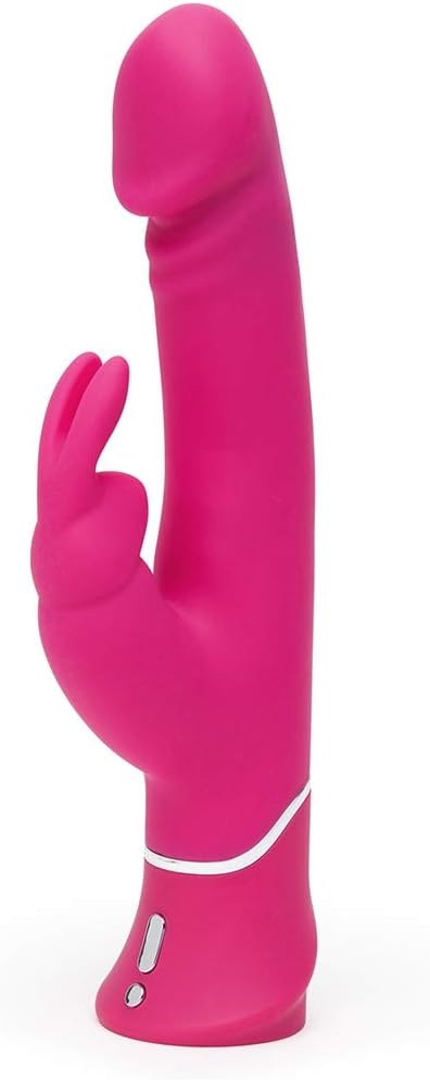 Love Honey Happy Rabbit Realistic Dual Density Rabbit Vibrator Pink