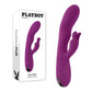 Playboy Pleasure BUSY BUNNY - Purple 22.6cm Rabbit Vibrator with Tapping Shaft