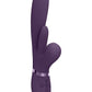 Shots Toys | VIVE Kura Thrusting G-Spot Vibrator Flapping Tongue & Pulse Wave Purple