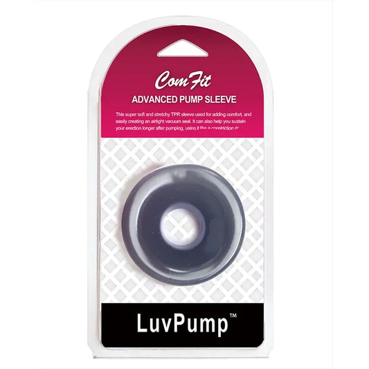 LuvPump ComFit Silicone Sleeve - Black Universal Penis Pump Sleeve