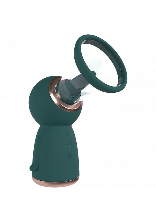 Shots Toys | PUMPED Exquisite Vulva & Breast Pump - Forest Green