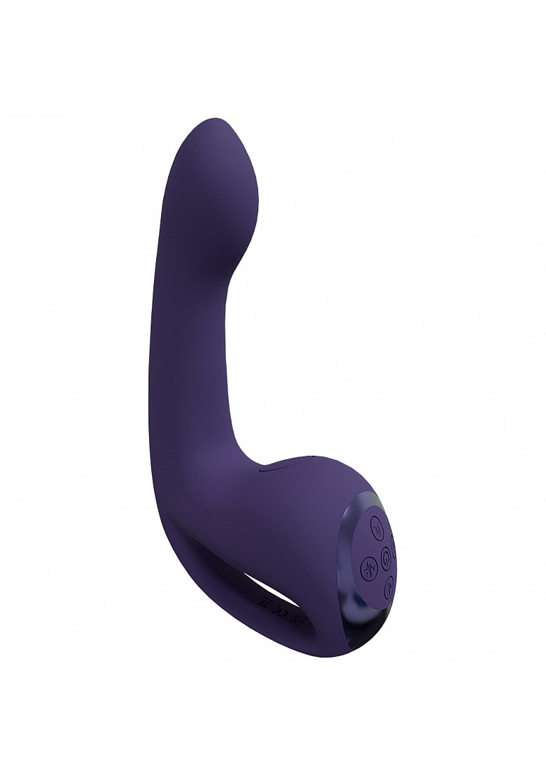 Shots Toys | VIVE Riko Triple Motor Thumper Advanced Finger Motion & Pulse Wave Vibrator Purple