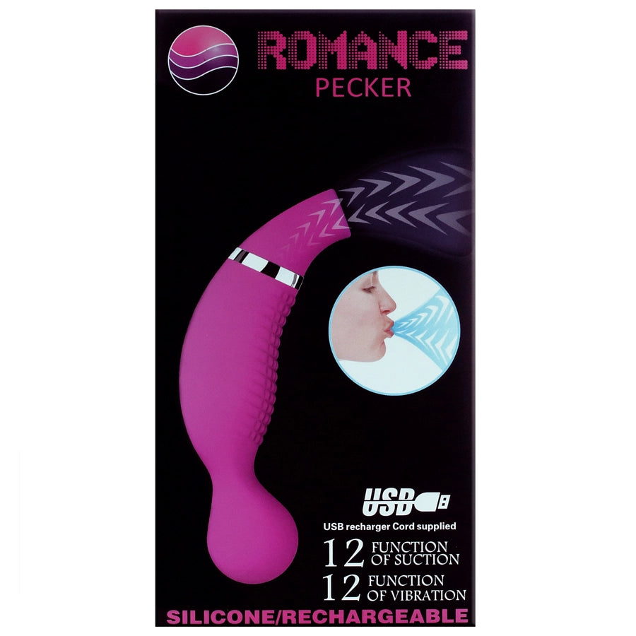 Pretty Love Pecker Stimulation Suction Vibrator Purple