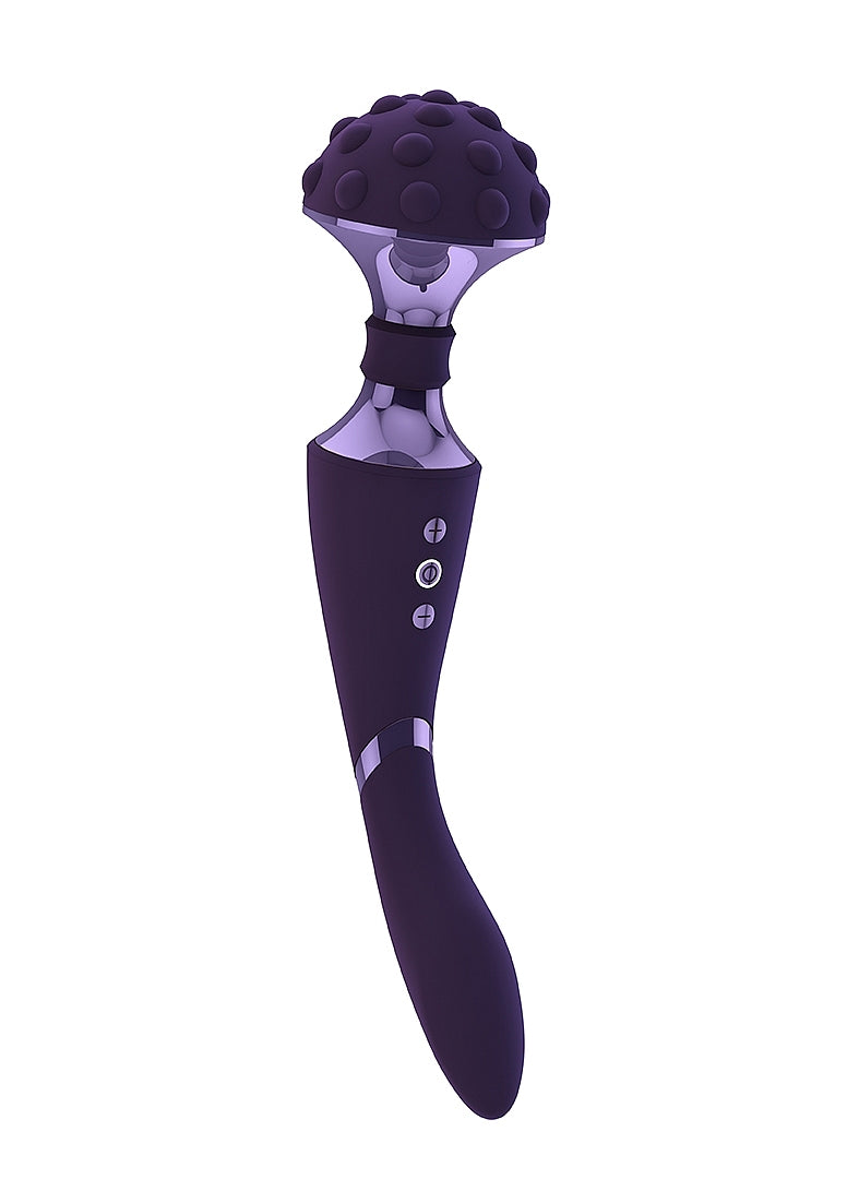 Shots Toys | VIVE Shiatsu Bendable Massager Wand Purple