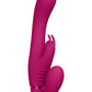 Shots Toys | VIVE Suki Vibrating G-Spot Clitoral Triple Vibrator Strapless Strap On Pink