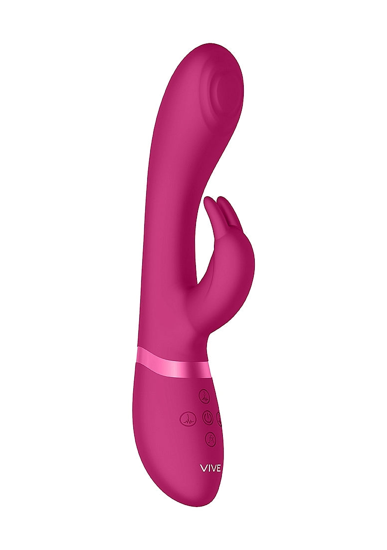 Shots Toys | VIVE Cato Pulse Wave G-Spot Rabbit Vibrator Pink