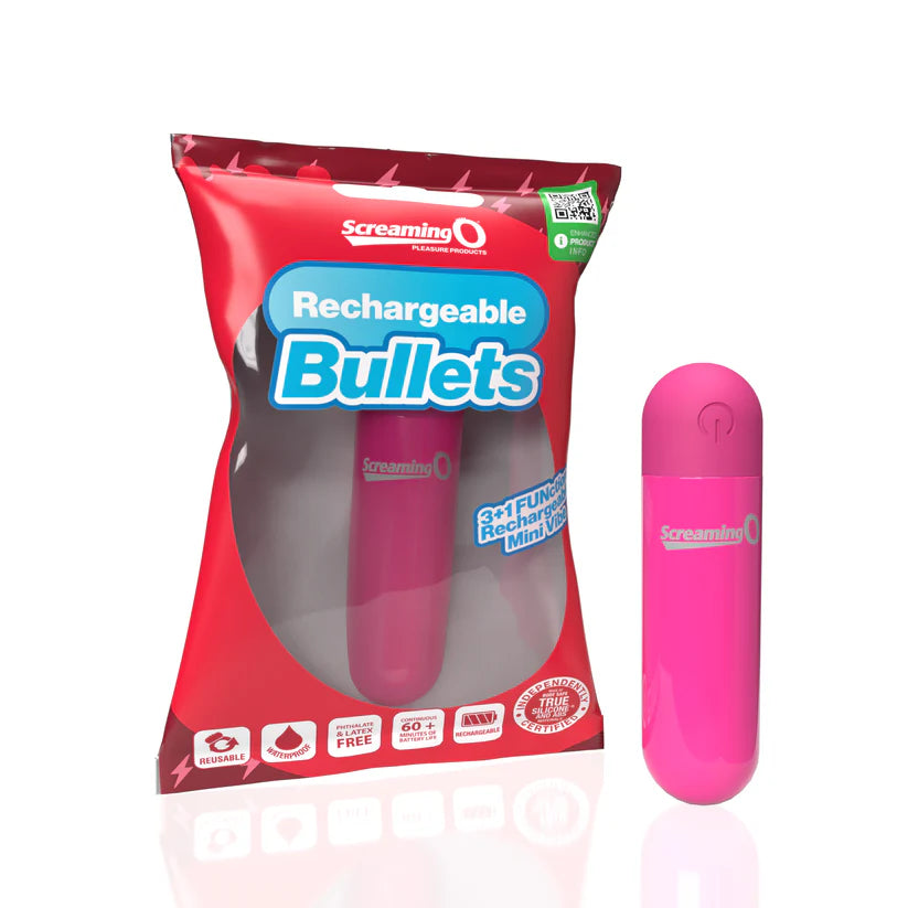 ScreamingO Rechargeable Bullet - Pink