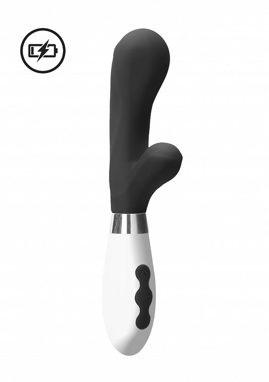 Shots Toys | Luna Artemis Rechargeable 10 Speed Rabbit Vibe Vibrator Black