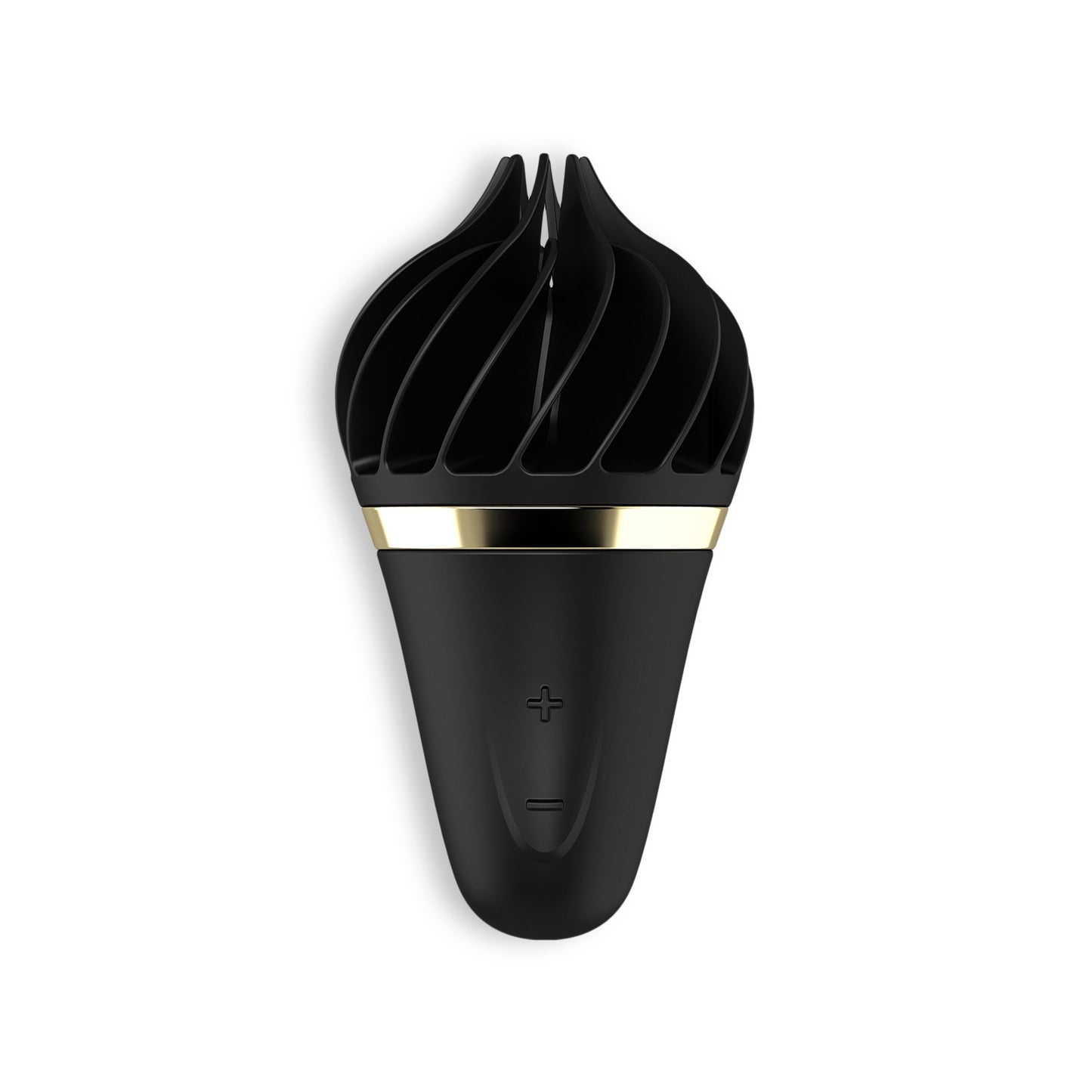 Satisfyer Sweet Treat Black/Gold - Rotating Head Ribs Stimulate Clitoris