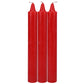 Doc Johnson Japanese Drip Candles - Red 3 Pack