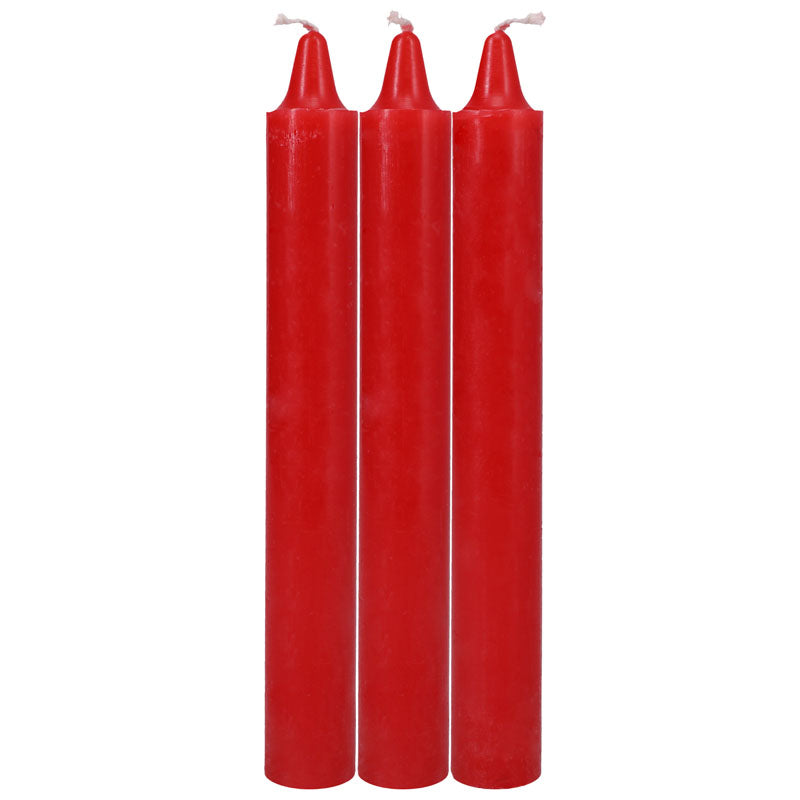 Doc Johnson Japanese Drip Candles - Red 3 Pack