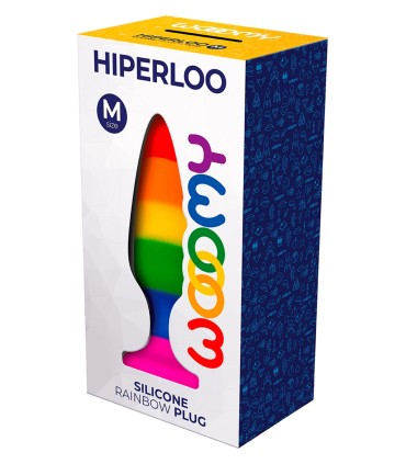 Adrien Lastic Wooomy Hiperloo Silicone Rainbow Plug M