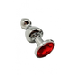 Adrien Lastic WOOOMY Lollypop Double Ball Metal Plug Red S