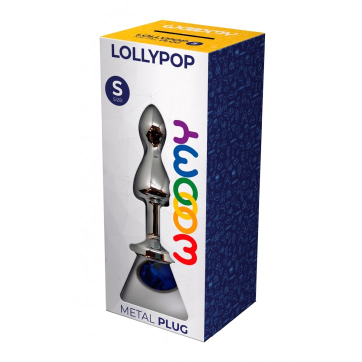 Adrien Lastic WOOOMY Lollypop Double Ball Metal Plug Blue S