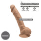 Adrien Lastic Silexd 9" Model 1 Realistic Silicone Dildo - Caramel