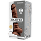 Adrien Lastic Silexd 9" Model 1 Realistic Silicone Dildo - Brown