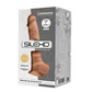 Adrien Lastic Silexd 7" Model 1 Realistic Silicone Dildo - Caramel