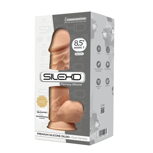 Adrien Lastic Silexd 8.5" Model 1 Realistic Silicone Dildo - Flesh